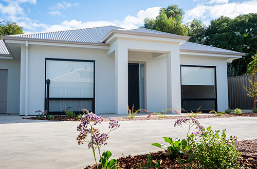 Trust home built with pre-constructed panels Trust home built with pre-constructed panels