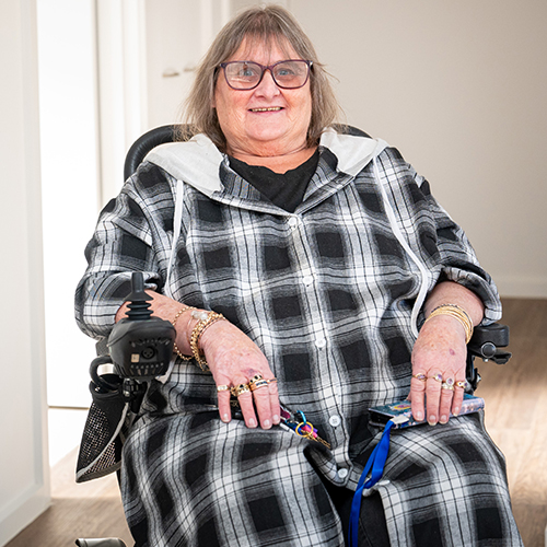 Tracey, one of our tenants