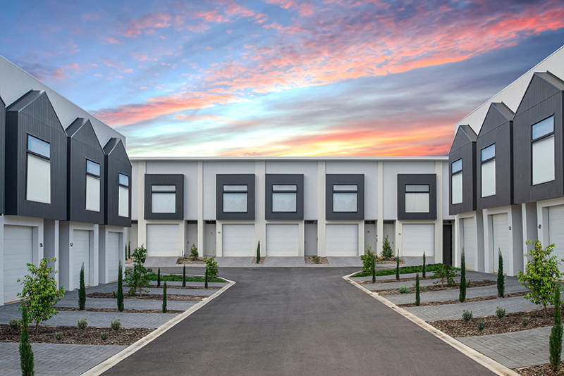 Affordable homes built by leading builder Scott Salisbury Homes for the SA Housing Authority at Quintus Terrace